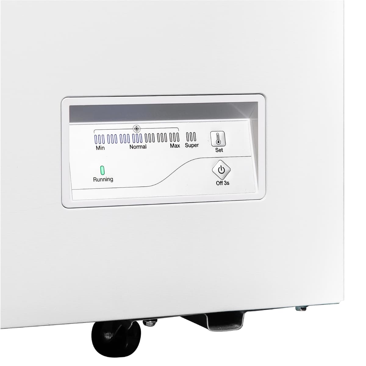 Russell Hobbs Free Standing Chest Freezer, 300 Litres, Low Noise, Garage Safe, Counterbalance Lid, Front Drain Hole, 1.8m Cord, Castor Wheels, 5 Year Registered Guarantee White, RH300CF201W — view 5