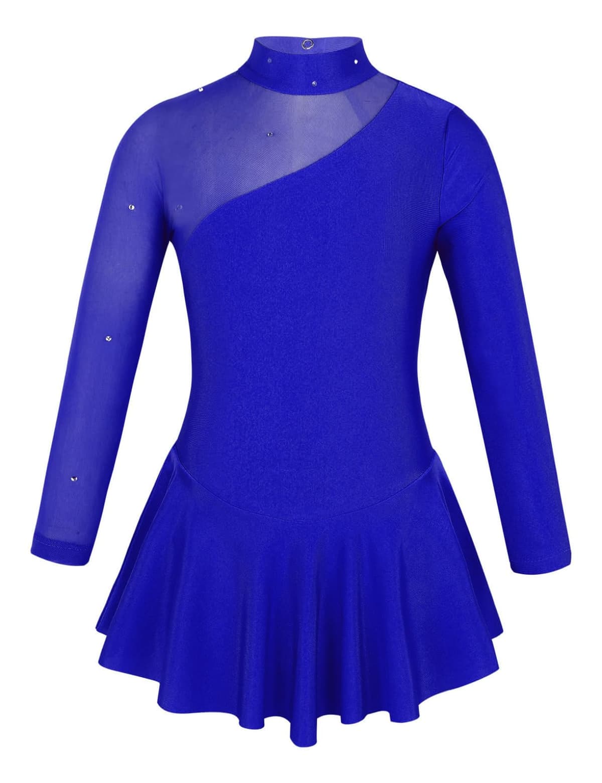 Freebily Vestido de Danza Patinaje sobre Hielo para Niña Leotardo de Manga Larga Maillot de Gimnasia Rítmica Competición Vestido de Bailarina Ballet — view 17