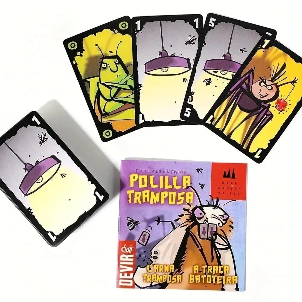 Polilla Tramposa, Juego de Cartas, Juego de Mesa para Niños, Party Game, Juego Rápido para Todas Las Edades y Fiestas — view 2