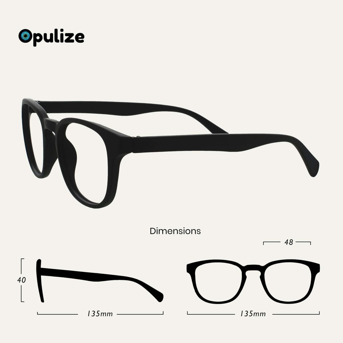 OPULIZE Pop Gafas de Lectura Pack de 5 Redondas Violeta — view 2