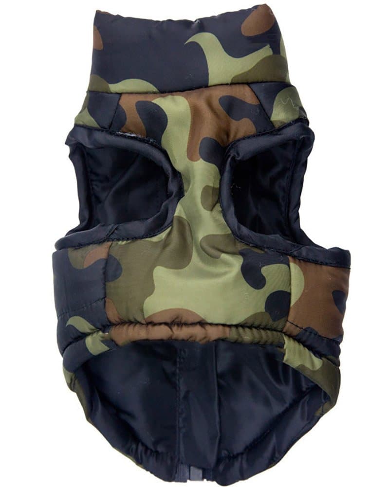 Winter Waterproof Windproof Dog Vest - Warm Dog Jacket for Cold Weather - Camouflage, Small (Teddy, Chihuahua, Yorkshire) Only — view 3