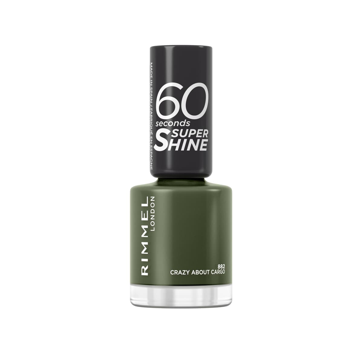 Rimmel London 60 Seconds Super Shine Nail Polish, 740 Clear, 8 ml — view 6