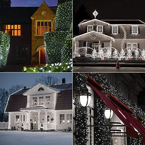 Joomer Solar Fairy Lights, 2-Pack Total 80FT 240LED String Lights, White — view 6