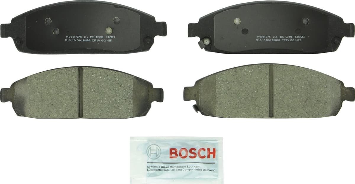 Bosch BC914 QuietCast Premium Ceramic Disc Brake Pad Set For: Acura ILX; Honda Accord, Civic, CR-V, Element, Fit, Front — view 327