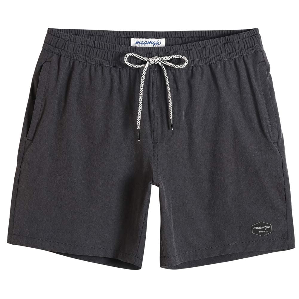 MaaMgic 7" Bañador Elastico Hombre de Natación Estiramiento de 4 vías Secado Rápido Interior de Malla Traje de Baño Deportivos 4-Way Stretch