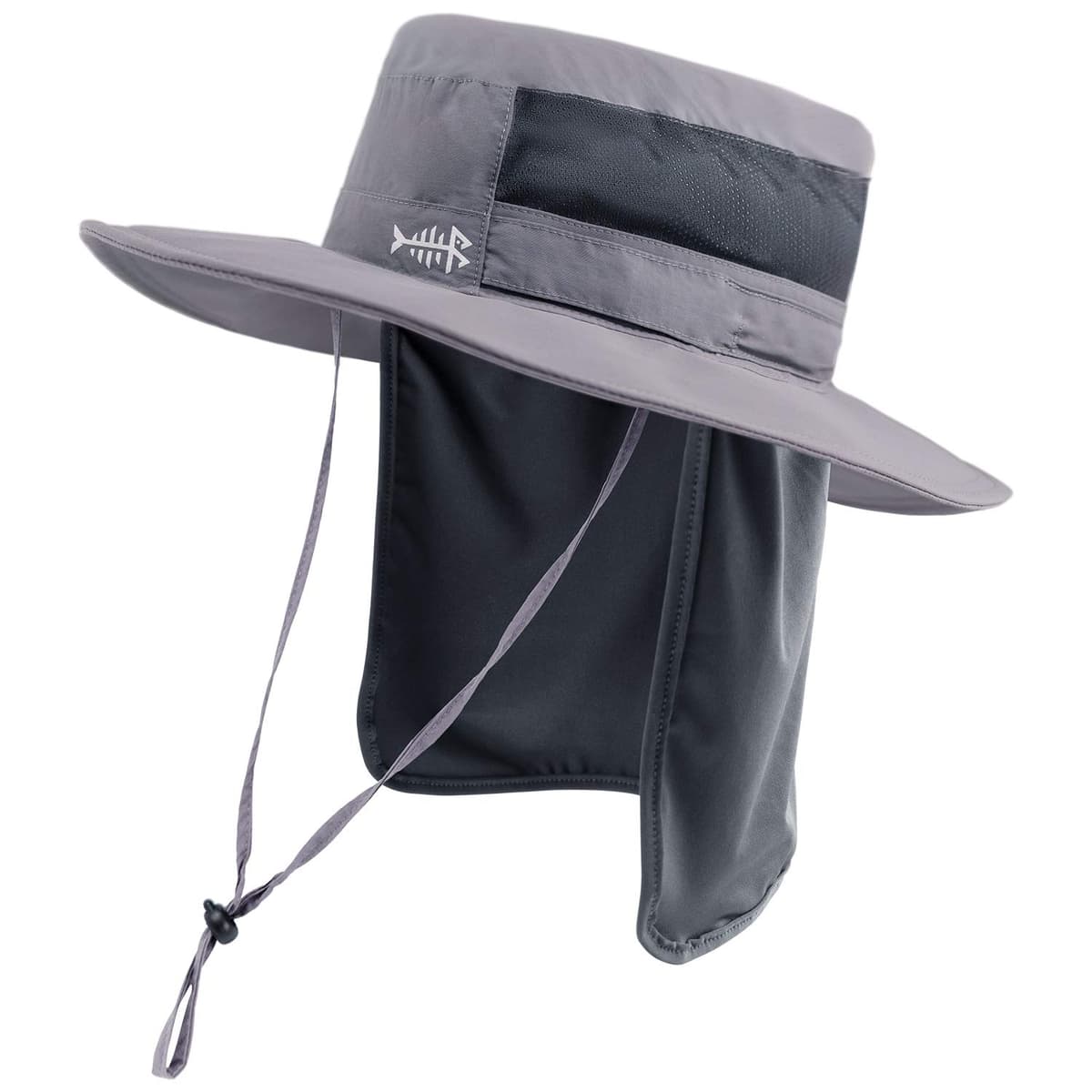 Bassdash UPF 50+ Sombrero de Pesca Solar Resistente al Agua con Solapa de Cuello Desmontable — view 11