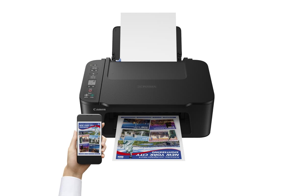 Canon PIXMA TS3750i – Impresora Multifunción, Copiadora y Escáner para Uso Doméstico | Conexión Inalámbrica Desde tu Smartphone | con PIXMA Print Plan — view 4