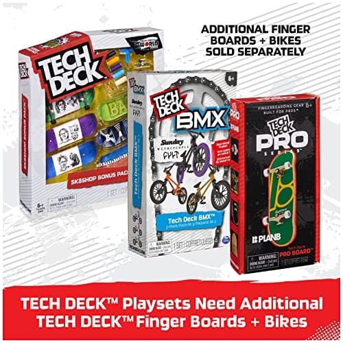 TECH DECK, Daewon Mega Bowl, X-Connect Park Creator, Customizable and Buildable Ramp Set with Exclusive Fingerboard, Kids Toy for Ages 6 and up — view 5