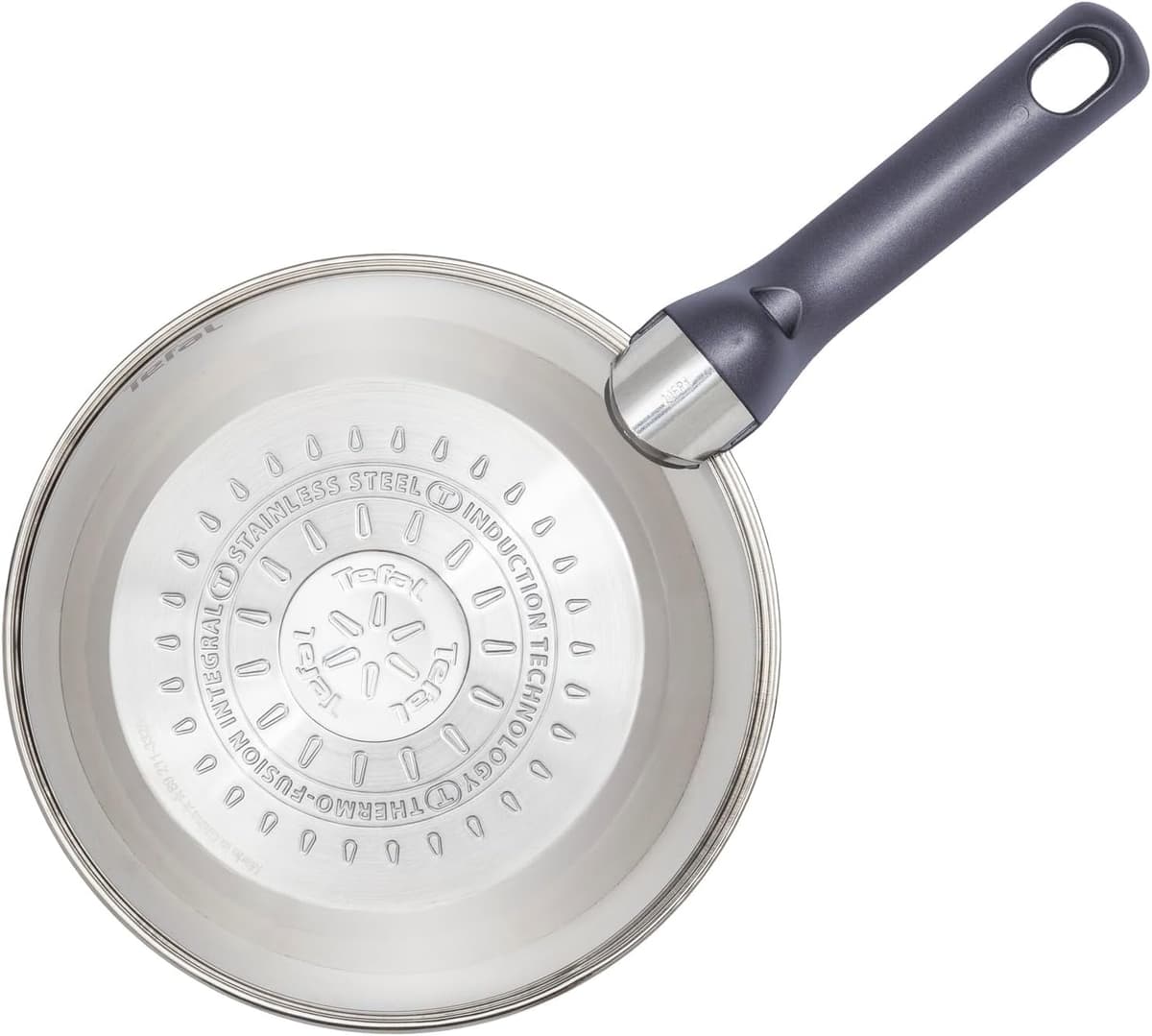 Tefal Daily Cook - Juego de Sartenes de 20/24/26 cm, Apto inducción, antiadherente, revestimiento titanio, Thermo-signal, apto lavavajillas y horno, acero inoxidable — view 5