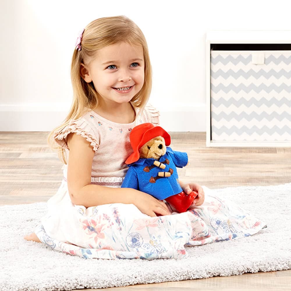 Rainbow Designs Classic Paddington Bear with Boots - 25cm Standing Plush Character - Soft & Cuddly Paddington Teddy Bear with Iconic Duffle Coat, Bush Hat & Shiny Red — view 8