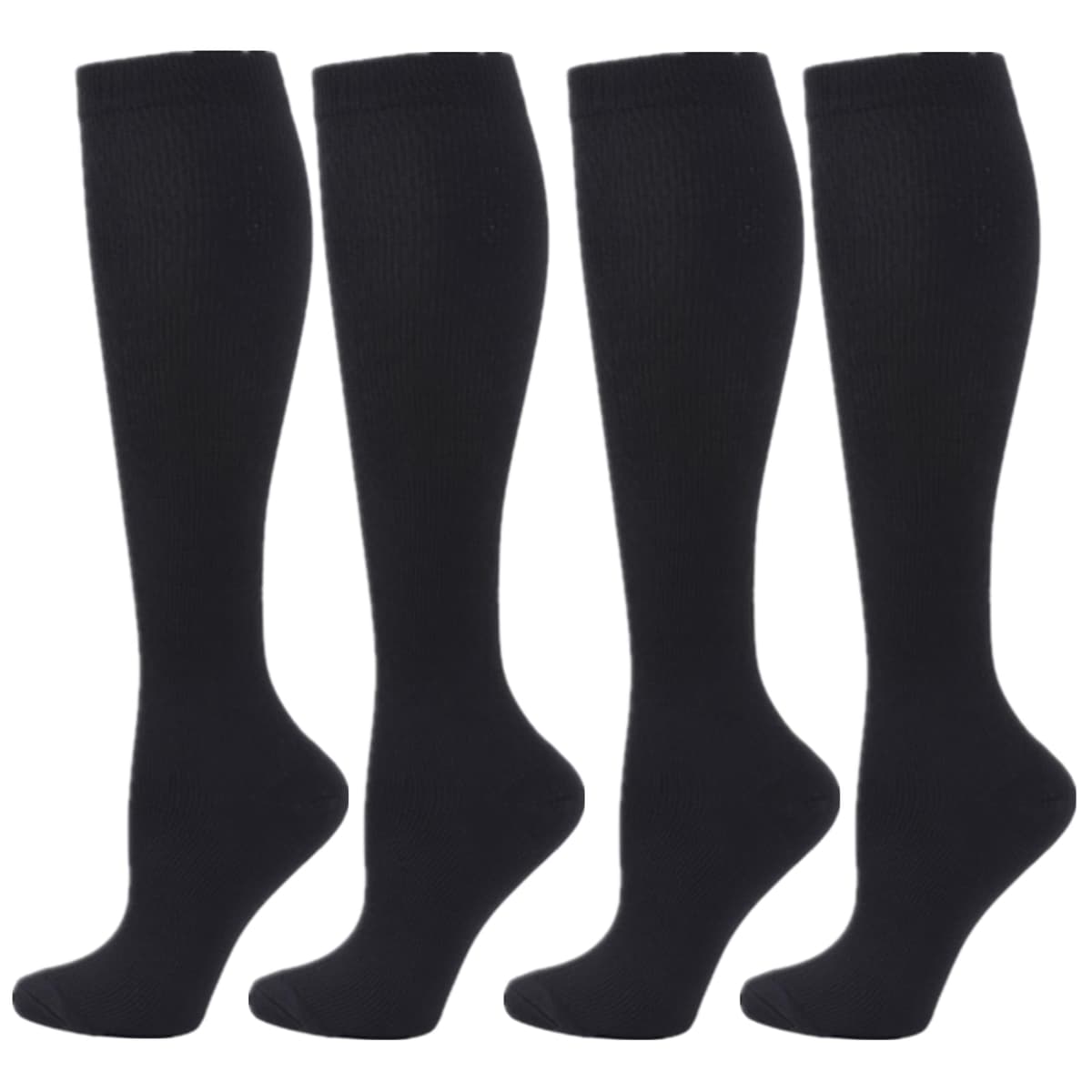 Compression Socks for Women Men, 2/3/4/6 Pairs 20-25mmHg Knee High Socks Compression Stockings for Sport, Athletic, Edema, Diabetic, Varicose Veins, Travel, Pregnancy, Nursing — view 16