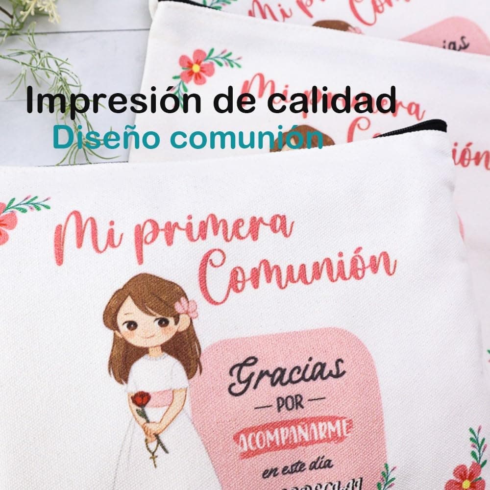 Pack de 6 a 36 uds, Neceser comunión niño o niña, Neceser Mujer Detalle comunión,18x23.5cm, Detalles Invitados comunión, Recuerdos comunión, Detalles Mujer, Regalantes (6, Niño) — view 2