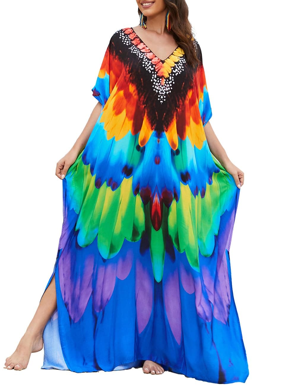 Bsubseach Bikini Bohemio para Mujer para bañador Kimono cárdigan — view 9
