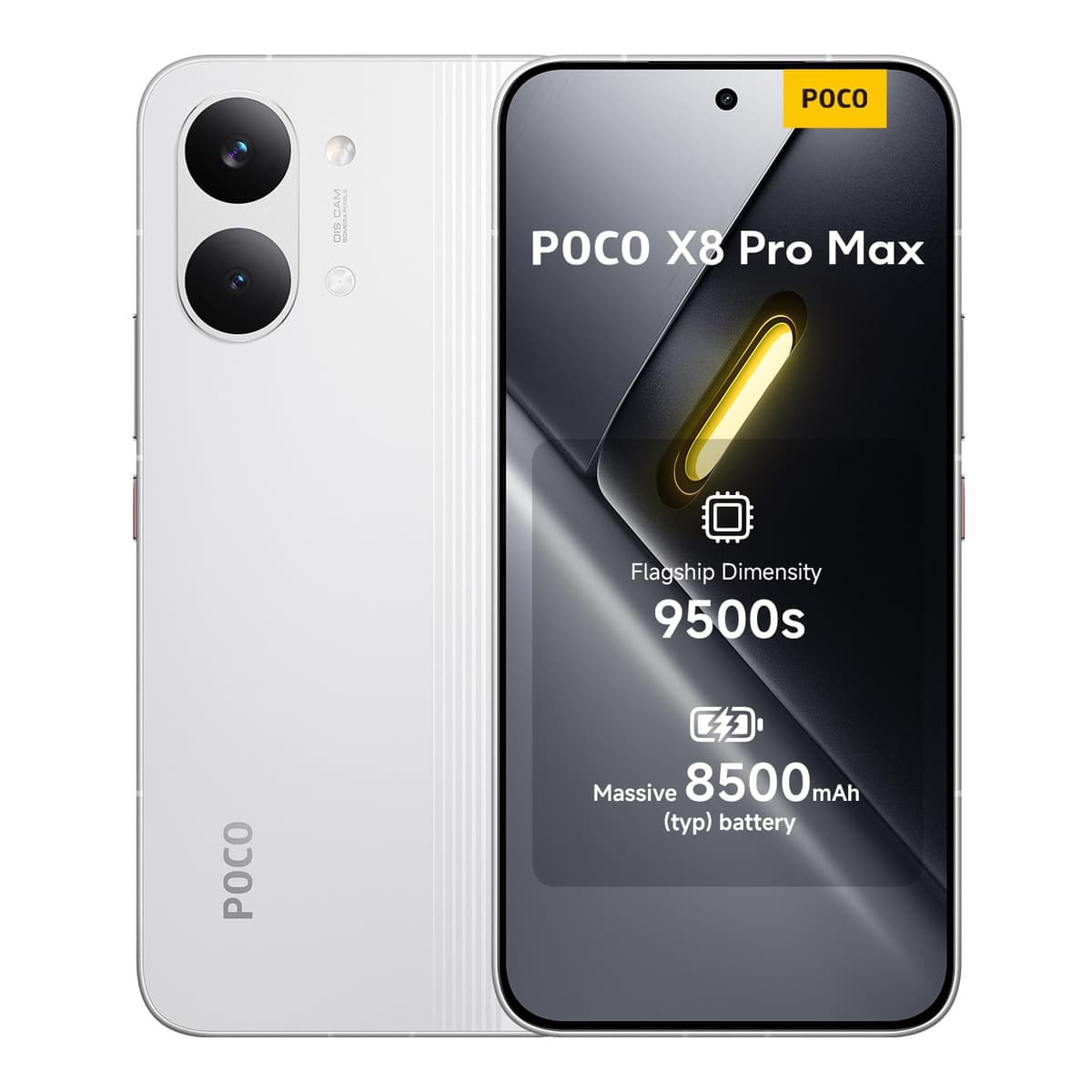 POCO X8 Pro Max, Smartphone 12+512 GB, Flagship Dimensity 9500s, 8500mAh (typ) battery, ultra-bright AMOLED display, 50MP Light Fusion 600 with OIS, Black, 1 year extra warranty, Charger Not Included — view 15