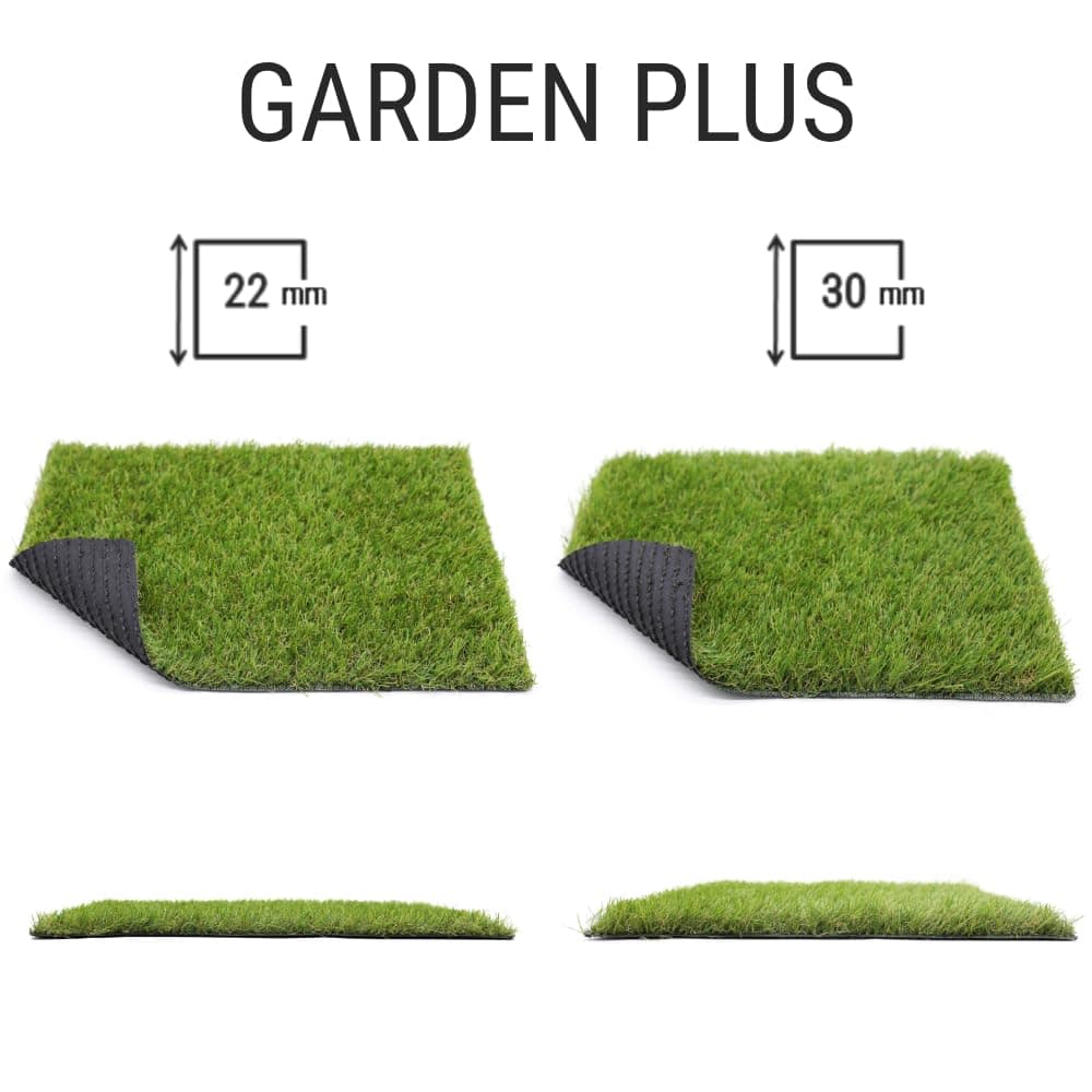 BONERVA | Césped Artificial GARDEN PLUS | Alturas: 22mm y 30 mm | Varias Medidas | Ideal para jardín, terraza, patio y balcón | Uso Decorativo y funcional | (2x20 Metros, 30 mm) — view 4