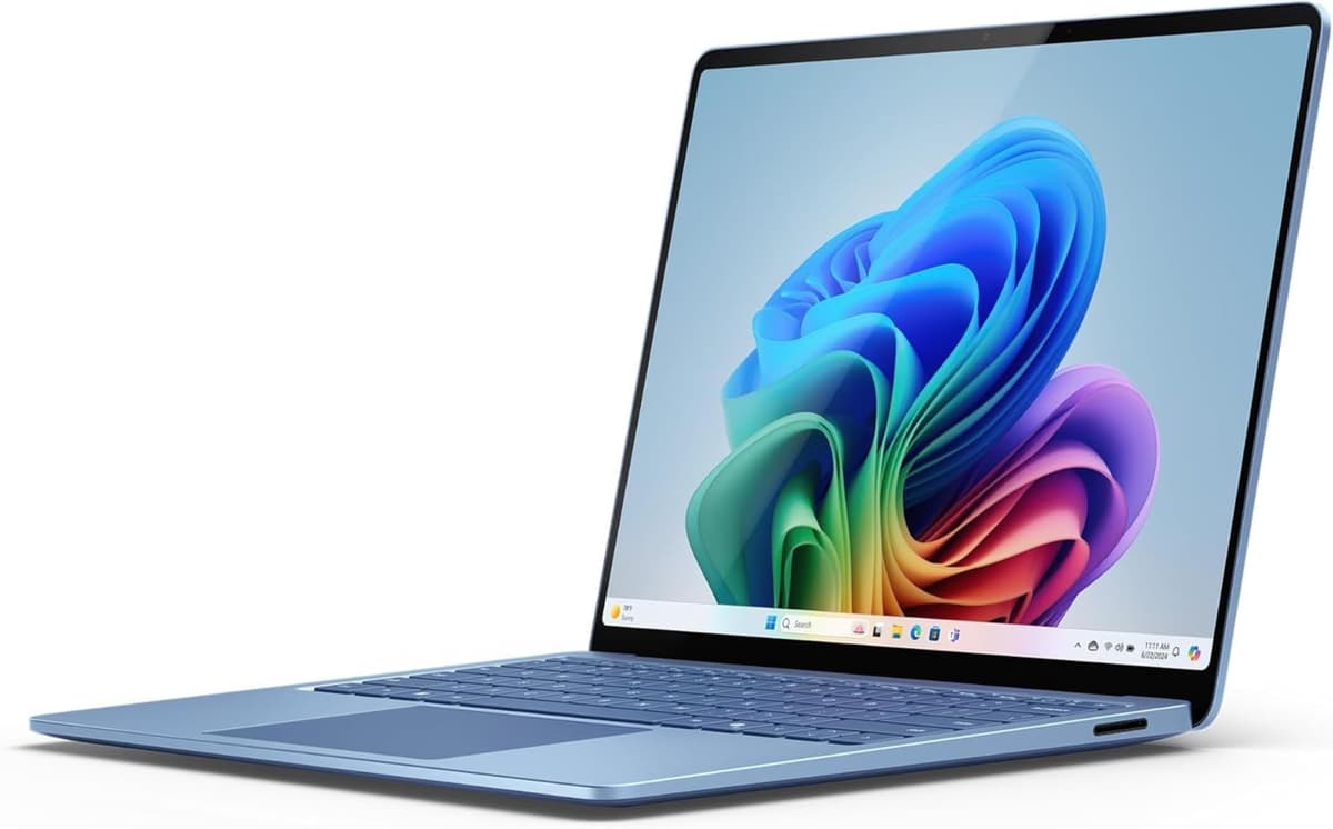 Microsoft Surface Laptop | Copilot+ PC | 13.8” Touchscreen | Snapdragon® X Elite (12 cores) | 16GB Memory | 1TB SSD | 2024 Model, 7th Edition | Sapphire