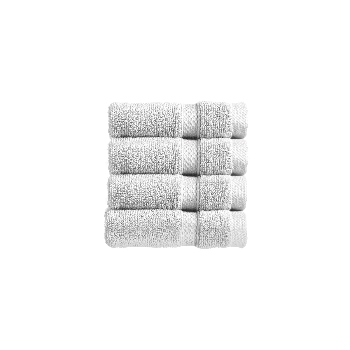 Christy Chroma Bath Towels | Set of 2 | Highly Absorbent Heavyweight 675GSM | Bold and Bright | Soft Velvety Smooth Bathroom Shower Towels | 100% Cotton | Sustainably Made | Ash Grey — view 89