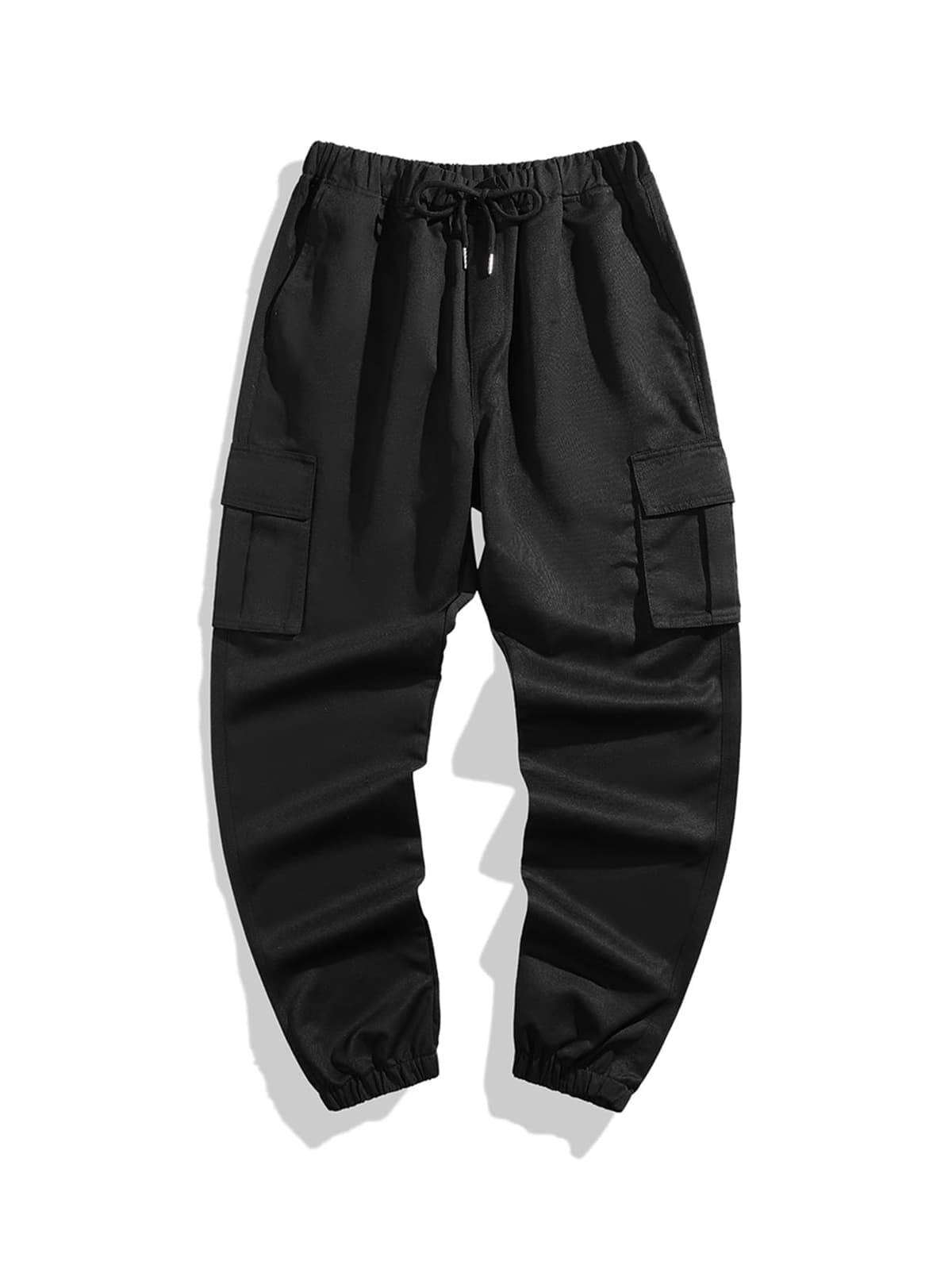 Pantalones cargo para hombre, cintura elástica, con múltiples bolsillos, para trabajo al aire libre — view 2