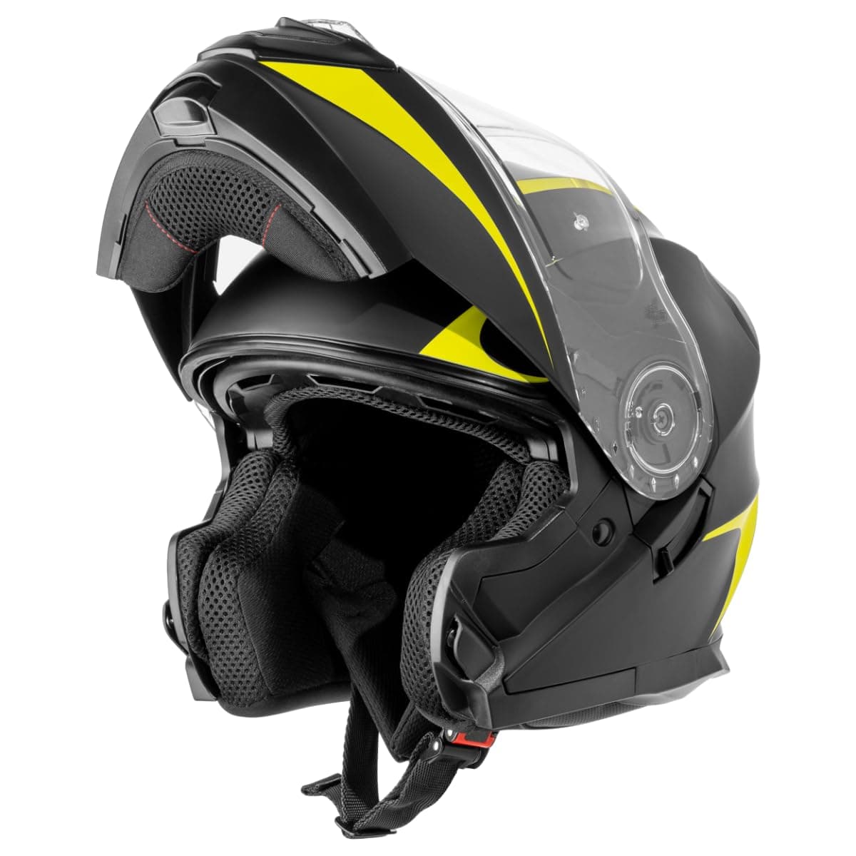 VINZ Busan Casco Modular con Visera Solar | Casco Moto & Scooter & Ciclomotor | ECE 22.06 Homologado | En Tamaño XS - XXL | para Hombre y Mujer — view 2