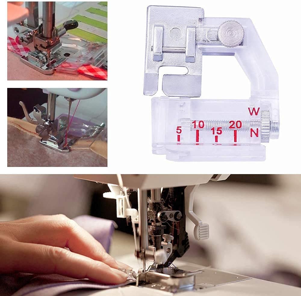 Fabric Bias Tape Maker Kit with Sewing Awl, Beading Needles, Adjustable Binder Clip, Foot Press, Handy Bias Tape Set,DIY,Arts and Crafts — view 7