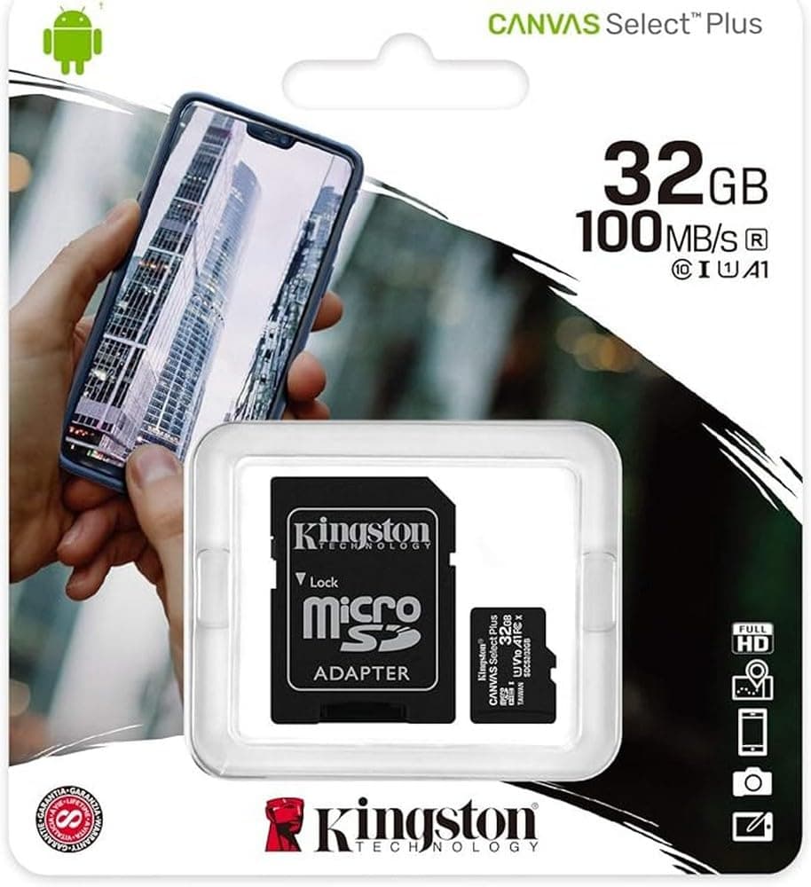 Kingston Canvas Select Plus Tarjeta microSD, SDCS2/32GB Class 10 con Adaptador SD — view 3