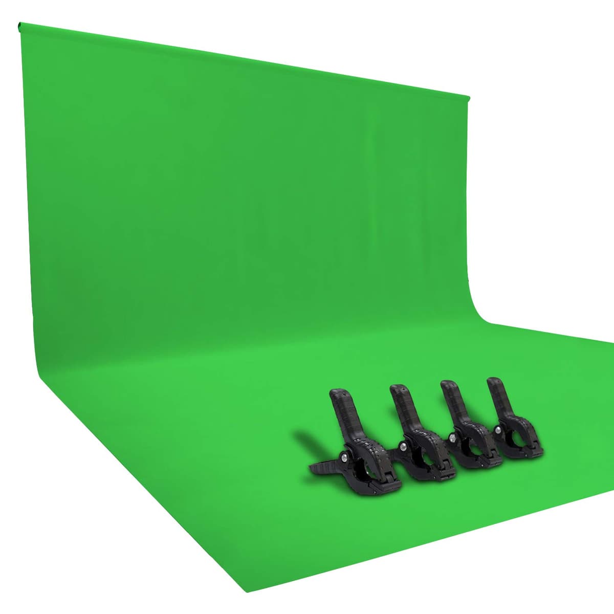 Easy-Going 5Wx7L ft White Background Muslin Backdrop, Photo Studio, Collapsible High Density Screen for Video Photography and Television — view 24