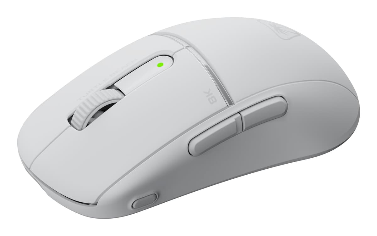 Turtle Beach Burst II Pro White Wireless Esports Gaming Mouse - 8K polling, 57g Ultra Lightweight, 150-hour battery, Optical Switches, Symmetrical, 30K DPI Optical Sensor, 8 programmable inputs — view 9