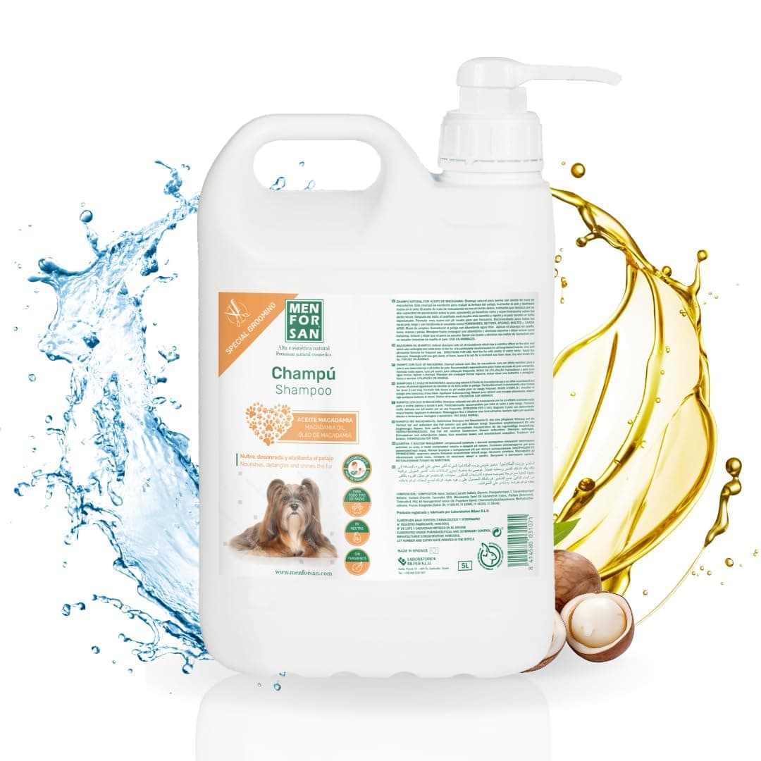 MENFORSAN Champú Aloe Vera para Perros | Hidrata en profundidad | Acción Anti Irritaciones y Anti Eczemas | 100% Natural | Herbácea | 1L — view 28
