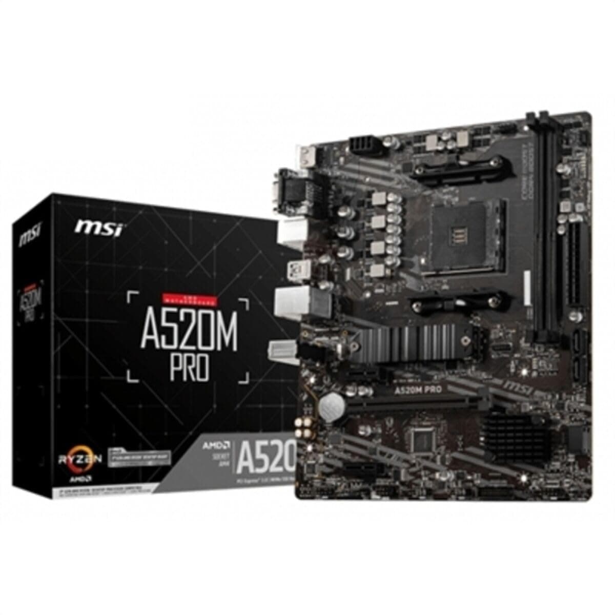 MSI B550M PRO-VDH WIFI Motherboard M-ATX - Supports AMD Ryzen 5000 Series Processors, AM4, DDR4 Boost (4400MHz/OC), 1 x PCIe 4.0 x16, 3 x PCIe 3.0 x16, 1 x M.2 Gen4, 1 x M.2 Gen3, Gigabit LAN, Wi-Fi 6 — view 8