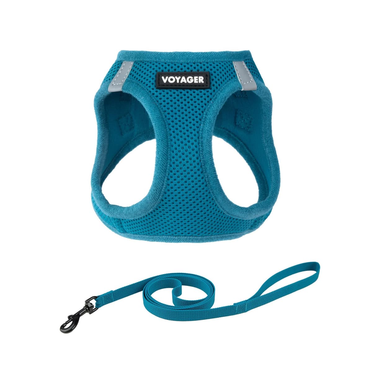 Best Pet Supplies Voyager Step-in Lock Pet Harness – All Weather Mesh, Adjustable Step in Harness for Cats and Dogs Turquoise (Matching Trim), XL (Chest: 22-36") — view 85