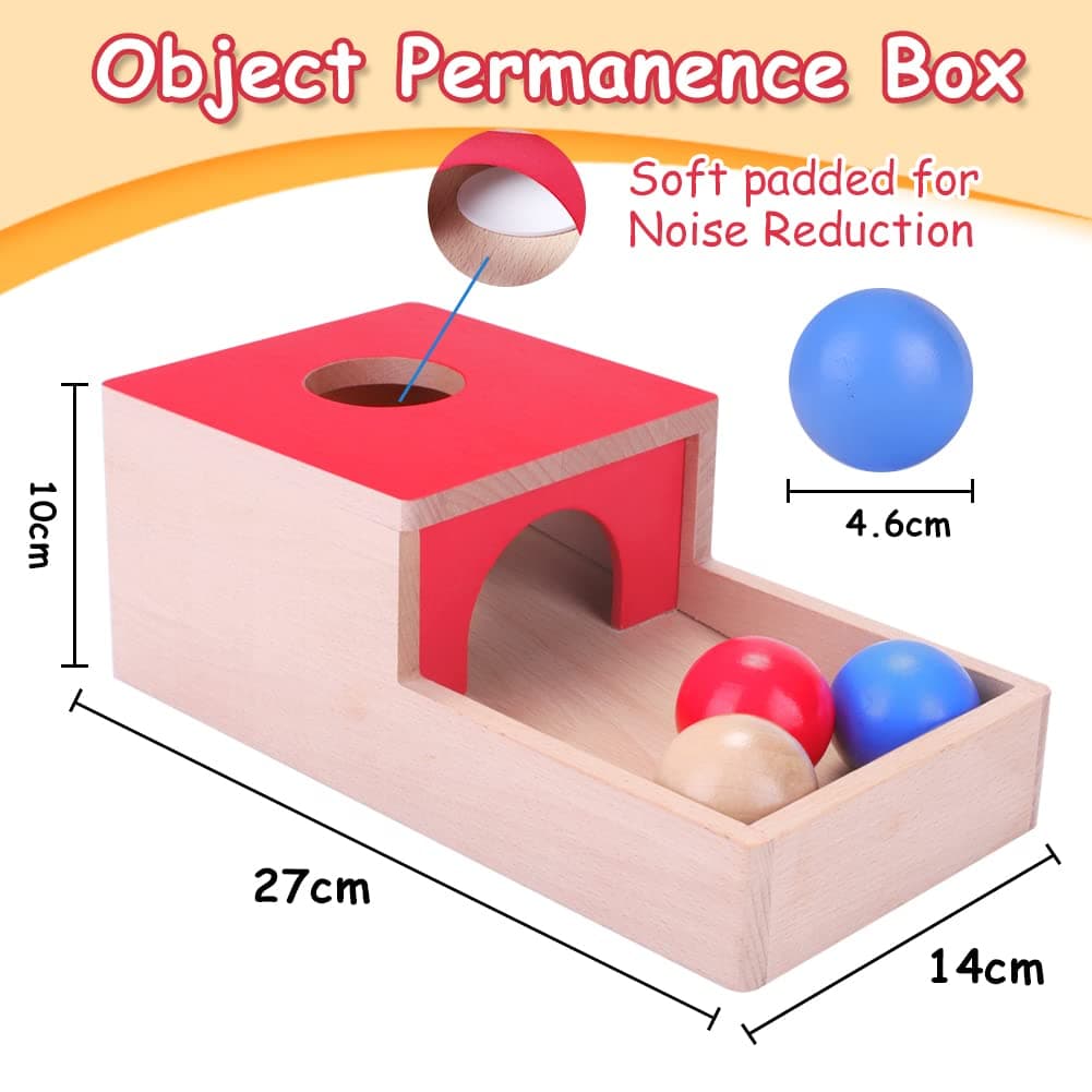 Juguetes Montessori para Niños 1 2 3 años, Juguetes de madera Educativos para Bebés 6 Meses niña niños, Juguete de Clasificación Zanahorias, Juegos de pelota, Regalo Bebe 1 Año de Cumpleaños Navidad — view 5