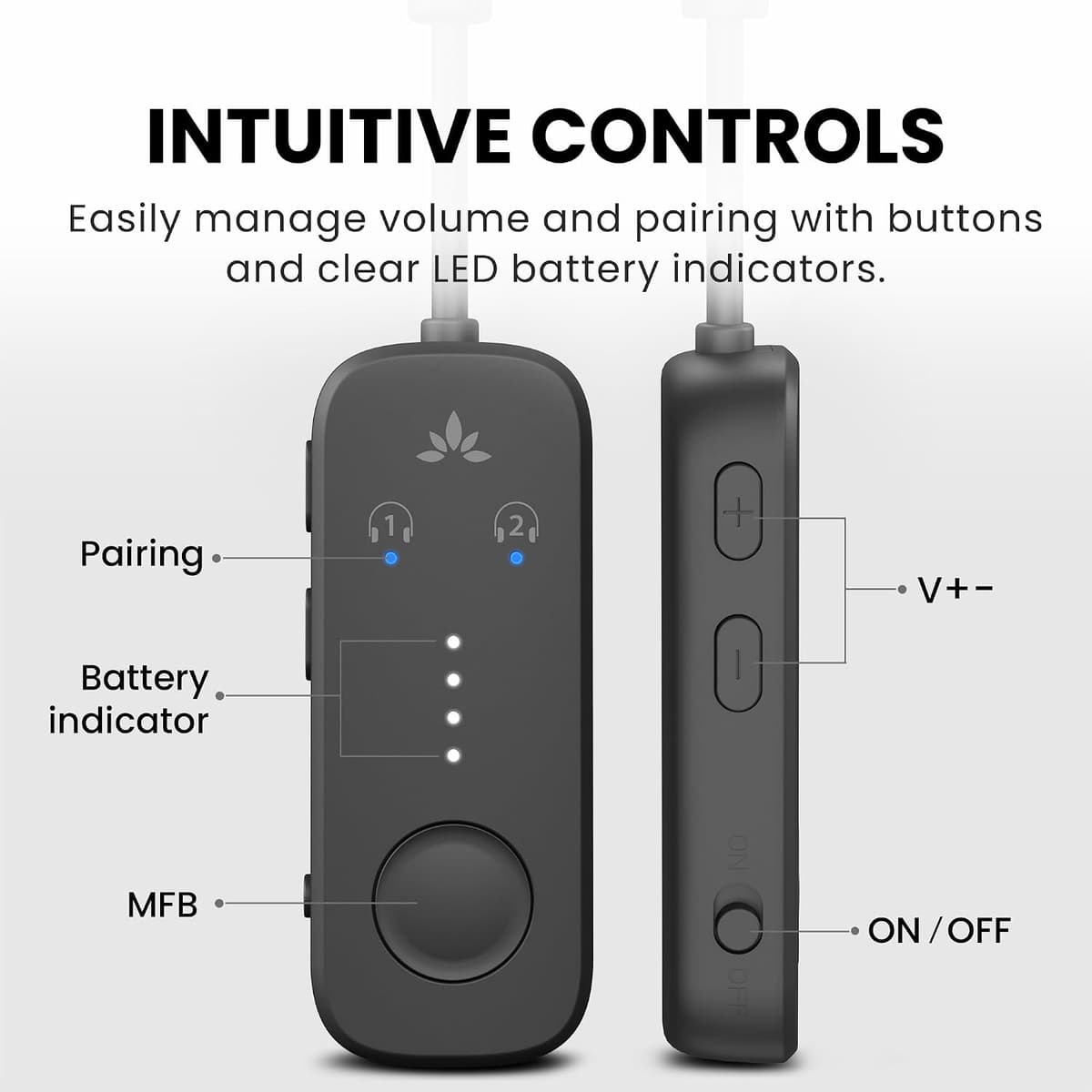 Avantree Relay - Airplane Bluetooth 5.3 Adapter with Qualcomm aptX Adaptive, Supports 2 AirPods or Headphones, 20H Playtime, 3.5mm AUX Jack Wireless Audio Transmitter for Planes, Airline, Travel Black — view 7