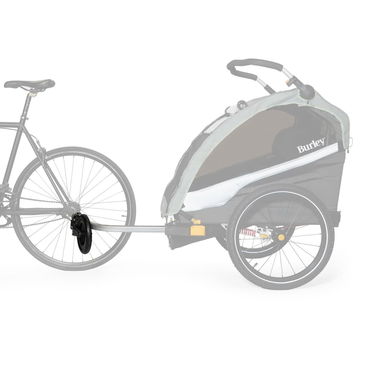 Burley Stroller Kit One Wheel Trailer - Black — view 2