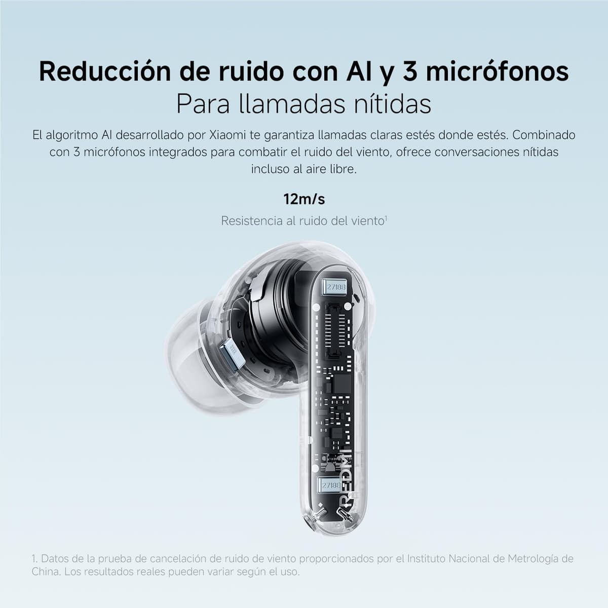 XIAOMI Redmi Buds 8 Pro, True Wireless Bluetooth, cancelación Activa de Ruido de hasta 55 dB, Triple Driver, Sonido Hi-Res Hi-Fi, Dolby Audio, hasta 33h de autonomía, Bluetooth 5.4, IP54, Negro — view 5