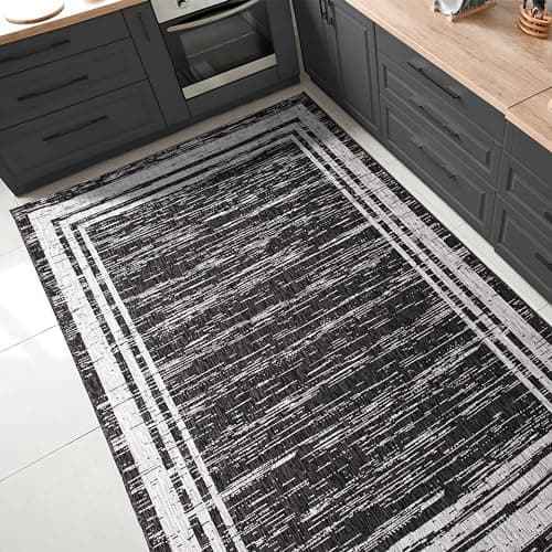Keen Home Design Outdoor Rug - 8x10 Washable Indoor/Outdoor Rug for Patio, Balcony, Kitchen, Garden, Beach, Deck and Porch. Size: 7'9" x 10'2" — view 3