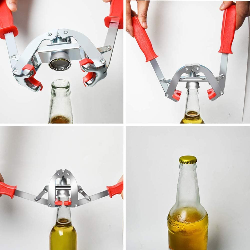 Manual Accesorio de Taponar Botellas para Hogar Cerveza Artesanal Hacer Botellas y Vidrio y Limonada — view 4