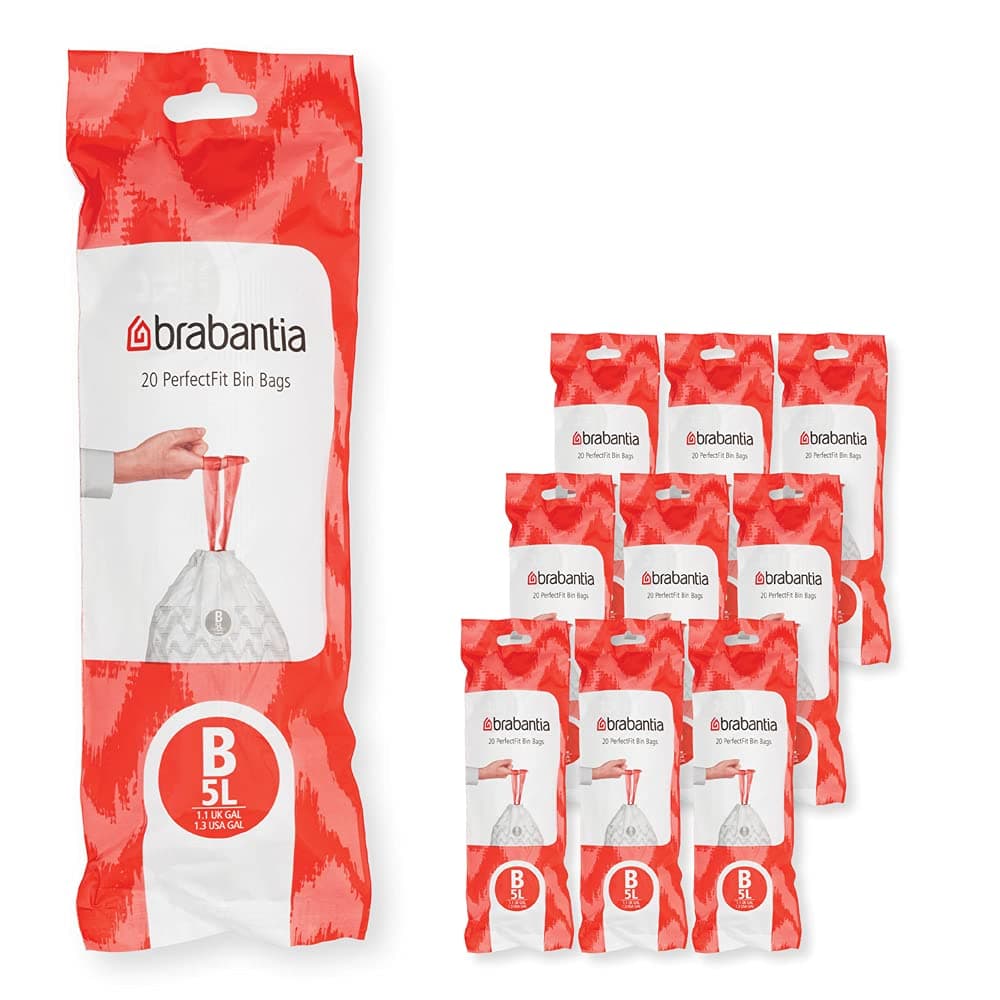 Brabantia Bolsas de Basura PerfectFit (Código L/40-45L) Extra Resistentes Bolsas con cinta de cierre (40 Bolsas) — view 15