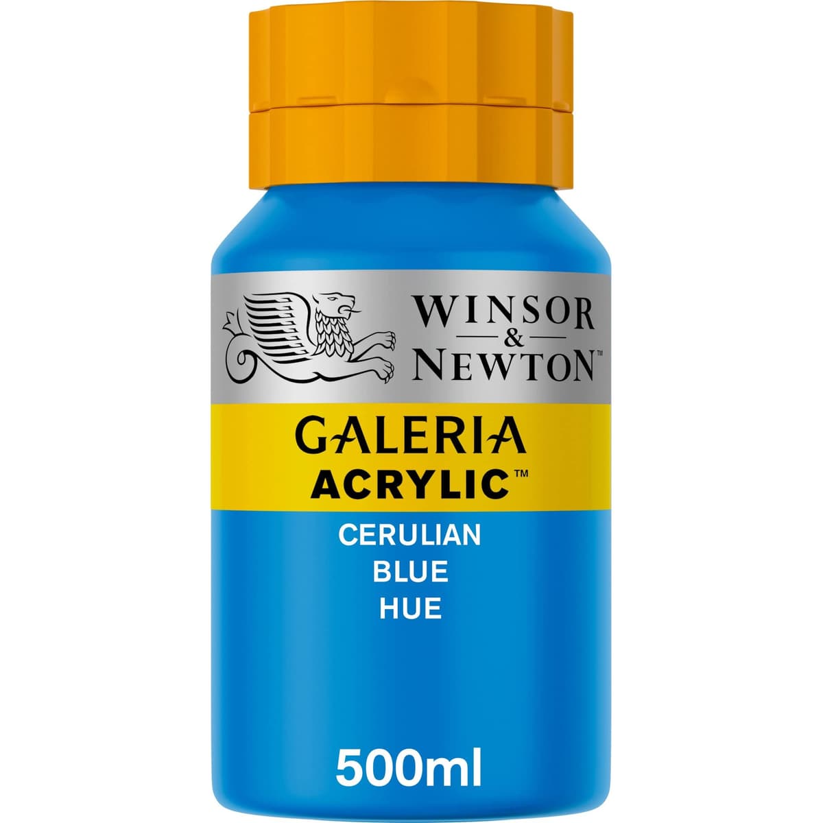 Winsor & Newton Galería - Pintura Acrílica , 500 ml, Verde (Deep Turquoise) — view 25