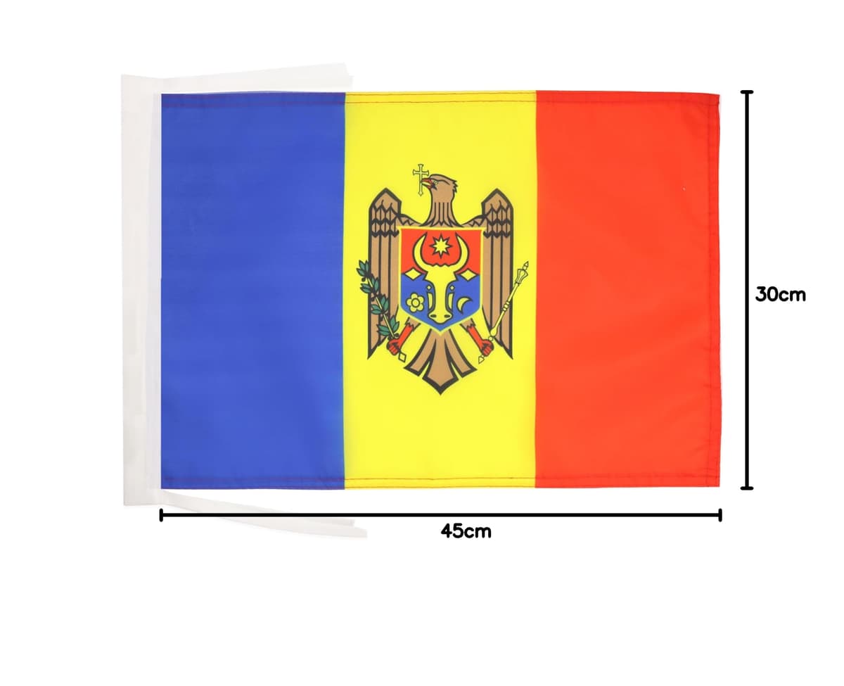 AZ FLAG Bandera de ESPAÑA SIN Armas 45x30cm - BANDERINA ESPAÑOLA SIN Escudo 30 x 45 cm cordeles — view 199