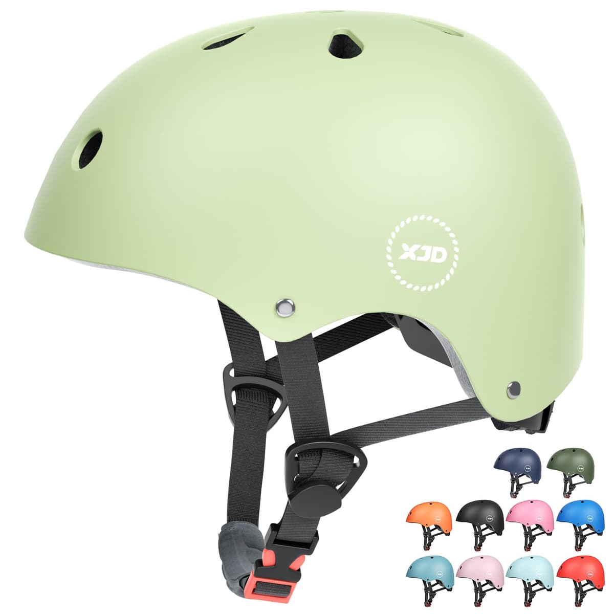 XJD Casco de Ciclismo para Niños Ajustable Casco Bicicleta Niño Casco Infantil Patinete Rollerskate de 3 a 14 Años Protecciones para Múltiples Deportes — view 22
