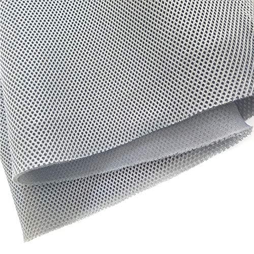 Speaker Grill Cloth Stereo Mesh Fabric for Speaker Repair, Gray - 55 x 20 in / 140 x 50 cm — view 4