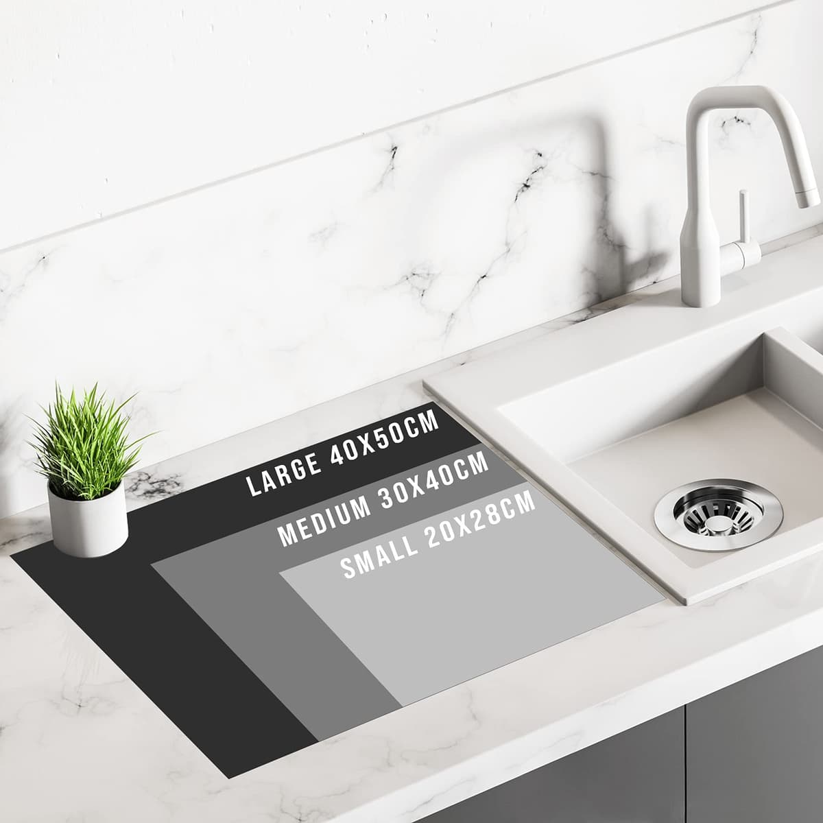 Whats On Your Wall.com Clear Glass Chopping Board | Rectangular, 40L x 30W cm, 0.5 cm Thick | Heat Resistant, Non-Porous, Easy to Clean, Stain Resistant | Teal Gold White — view 5
