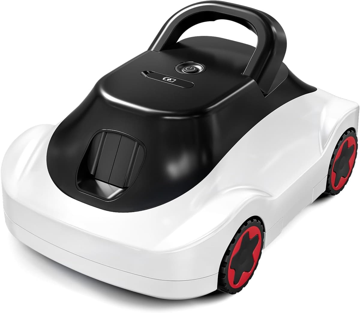 OUCAXIA C5 Cordless Robotic Pool Cleaner with 180-Min Runtime, 2.7L Large Filter Basket & Self Parking, Pool Vacuum for Above-Ground Flat Pools up to 2200 Sq.Ft (Whiteblack)
