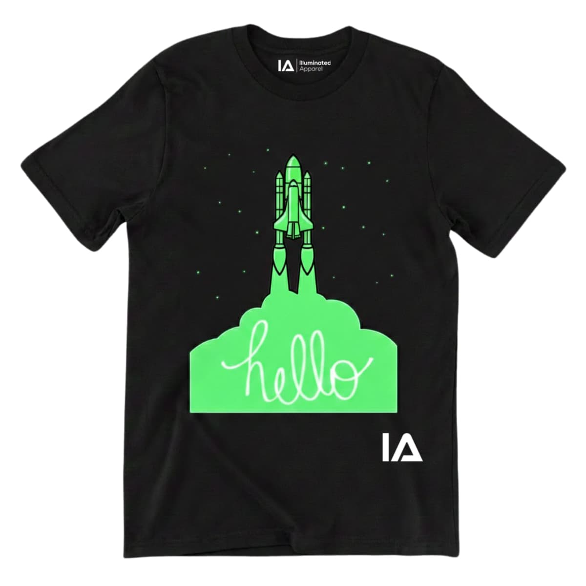 Illuminated Apparel Camiseta con diseño Interactivo con luz Que Brilla en la Oscuridad — view 9