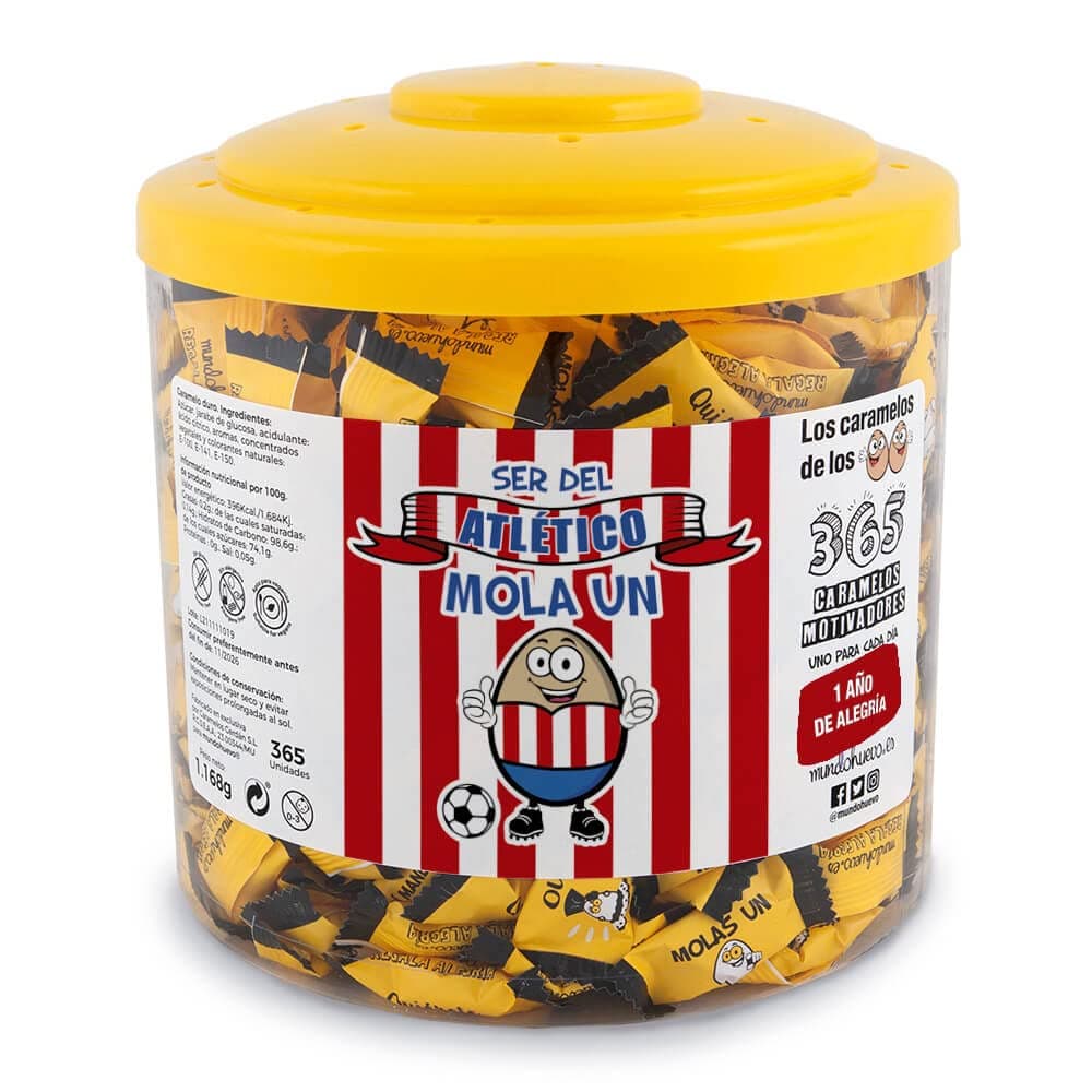Regalo original. Tarro con 365 caramelos motivadores. Mi compañera de trabajo mola un huevo. Un caramelo motivador para cada dia del año — view 19