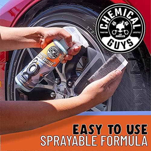 Chemical Guys Tire Kicker Sprayable Extra Glossy Tire Shine (Works on Rubber, Vinyl & Plastic), Great for Cars, Trucks, SUVs, Motorcycles, RVs & More, 473 ml — view 5