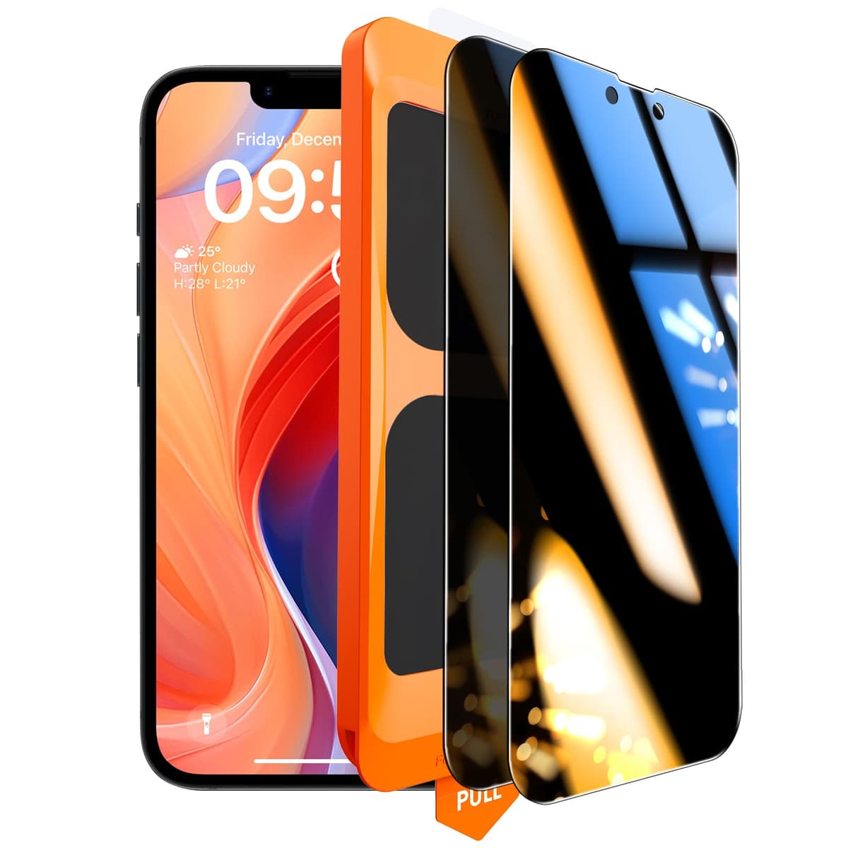 TOCOL Protector Pantalla para iPhone 17 Pro Max, Alineación Automática para Una Instalación Rápida, Cristal Templado de Dureza 9H Inastillable, HD Transparente, 2 Piezas — view 54