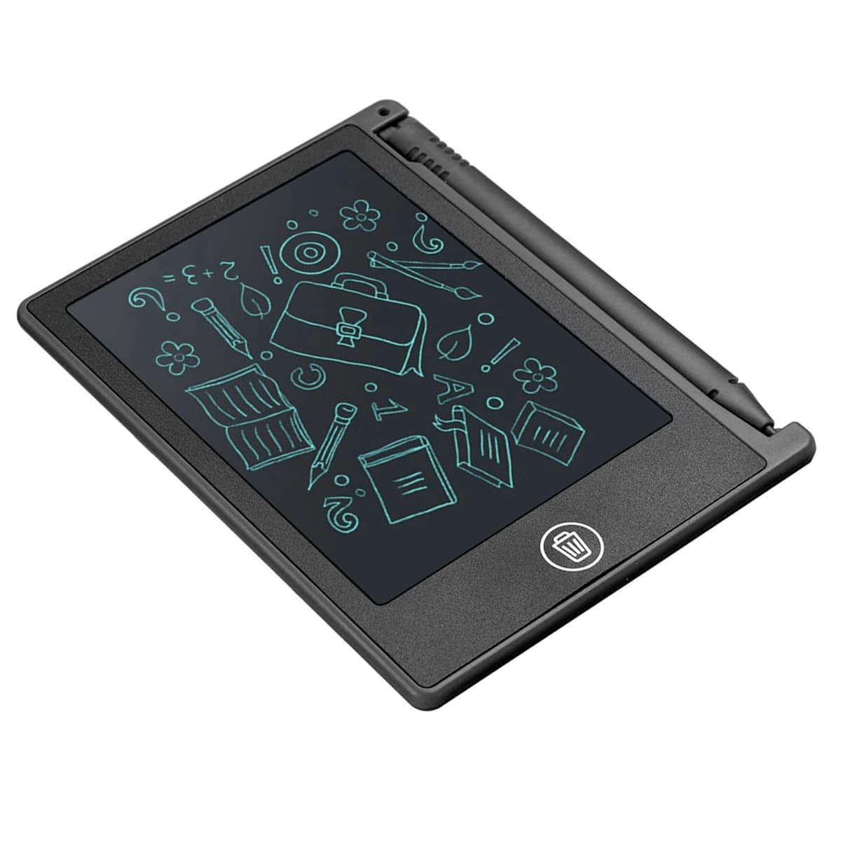 BONKZEBU LCD 4.5inch Drawing Board Handwriting Writing Tablet for Children Kids, Memo List Reminder Note for Kids and Students (Black) — view 4
