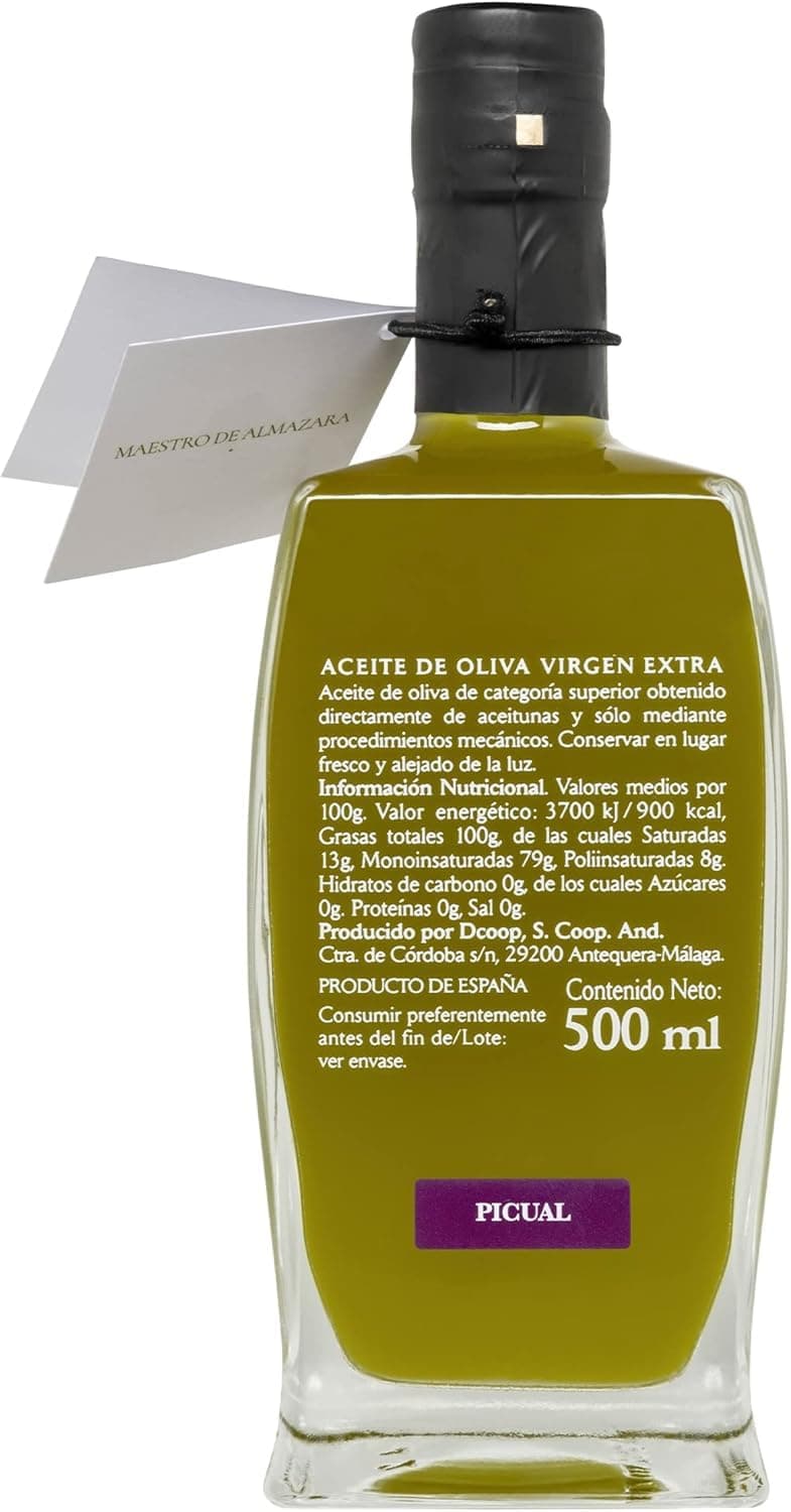DCOOP Aceite de Oliva Virgen Extra - Premio Mejor Maestro de Almazara, Sin Filtrar, AOVE Variedad Picual, Edición Exclusiva y Limitada, Ideal para Consumo en Crudo, 500 ML — view 2