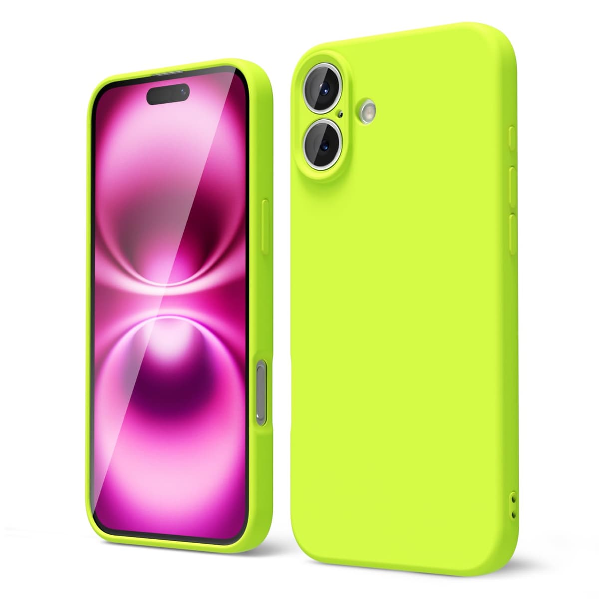 oakxco for iPhone 17 Pro Max Phone Case Liquid Silicone, Cute Thin Slim Grip Soft Rubber Gel for Women Men, Smooth Matte TPU Plain Solid Color Girly Simple Case with Camera Cover, Light Pink — view 956